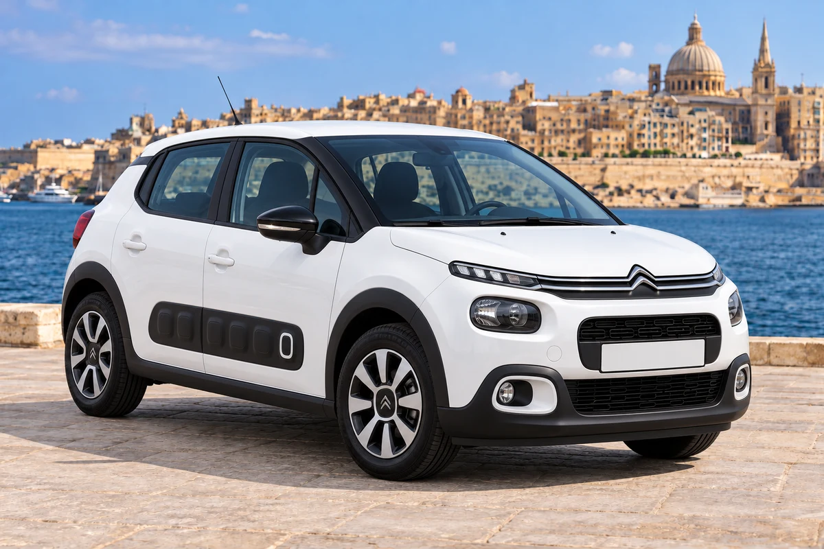 White Citroën C3