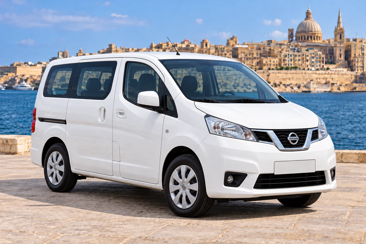 White Nissan NV200